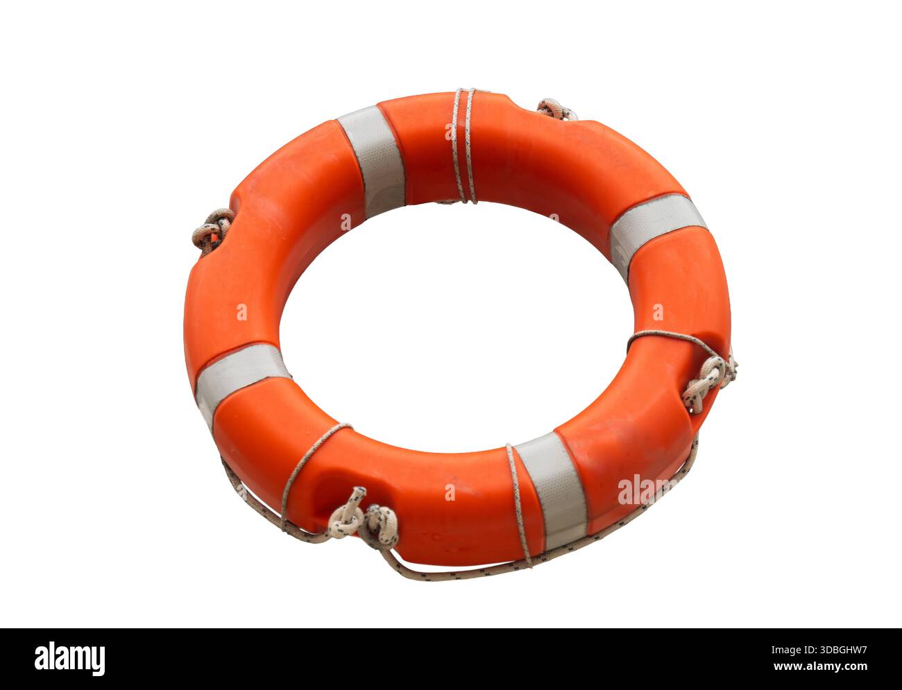 lifebuoy isolated on white background Stock Photo