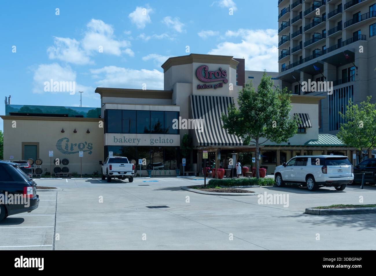 Ciro's Italian Grill restaurant at 9755 Katy Fwy in Houston, TX, USA. Stock Photo