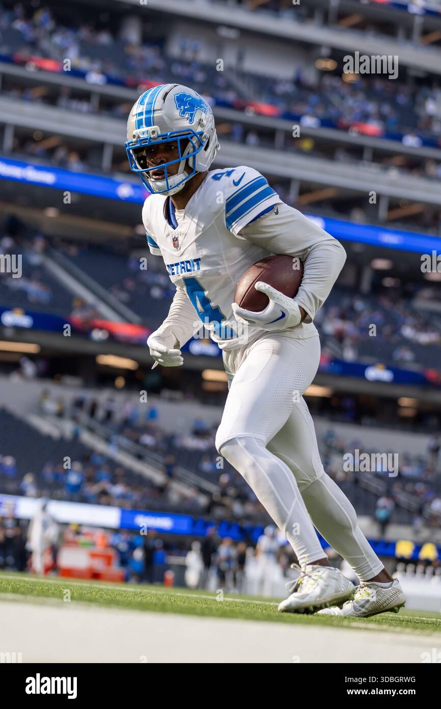 Dj Reed Interception Detroit Lions cornerback D.J. Reed (4) warms up before playing against ...