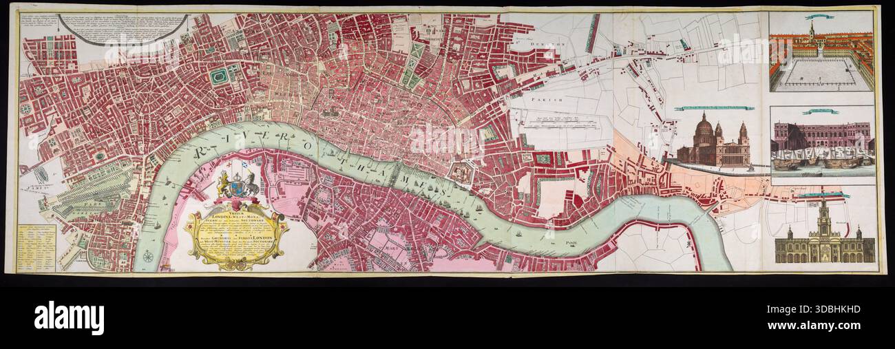 1700s london map hi-res stock photography and images - Alamy