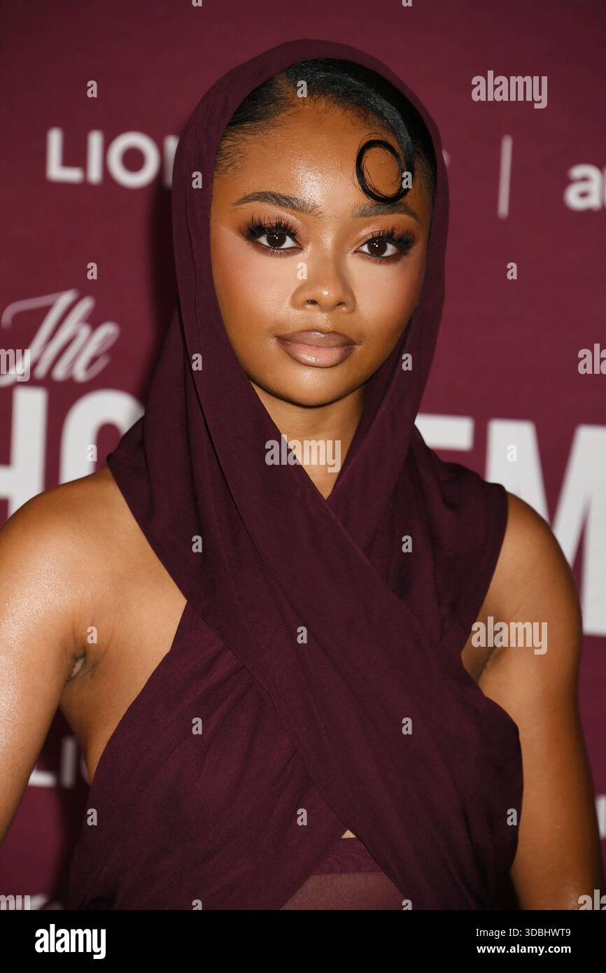princess polly baby blue dress 291 Skai Jackson Age Stock Photos, High-Res Pictures, and Images main image 1