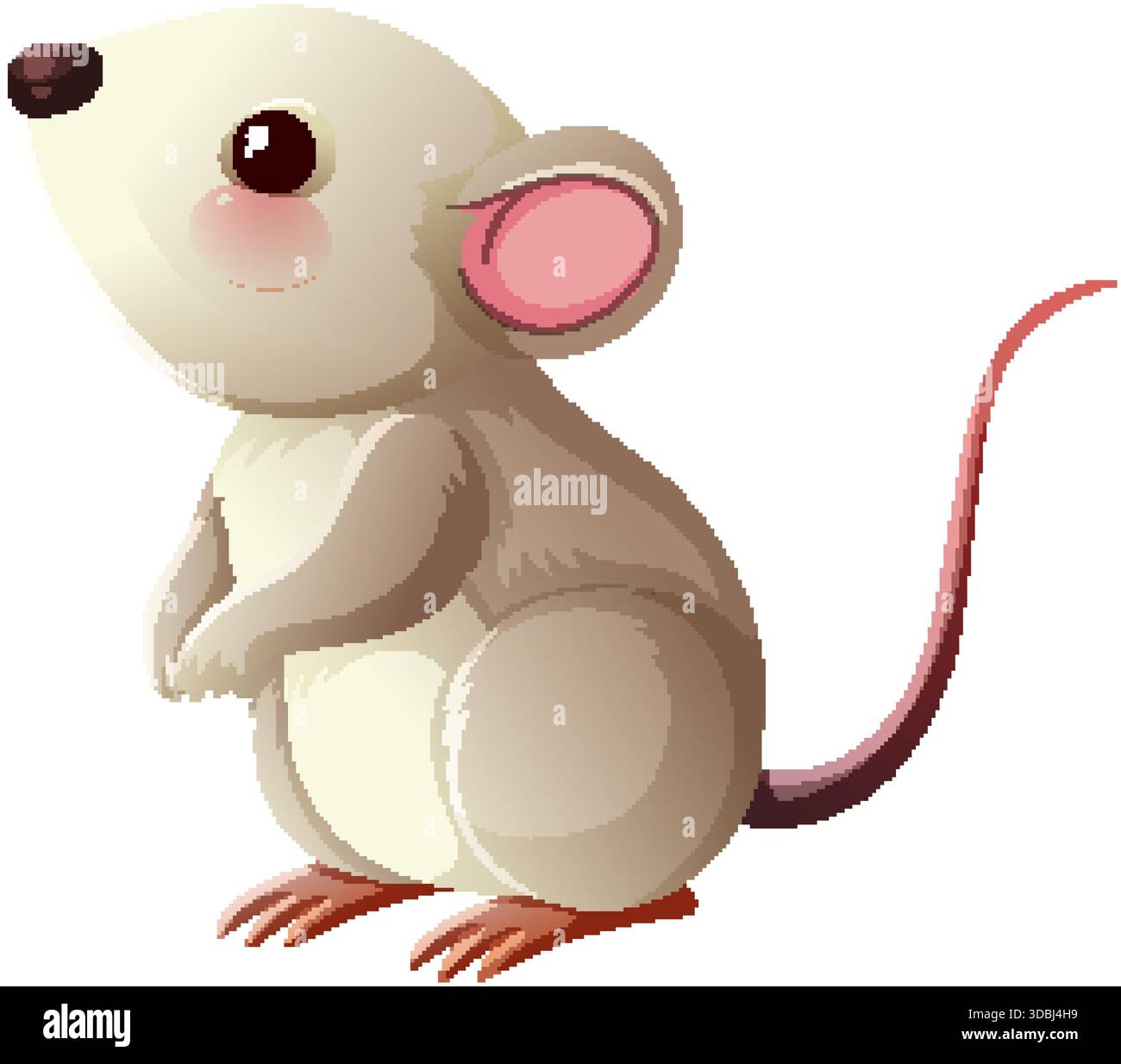 Mouse mus musculus standing Stock Vector Images - Alamy