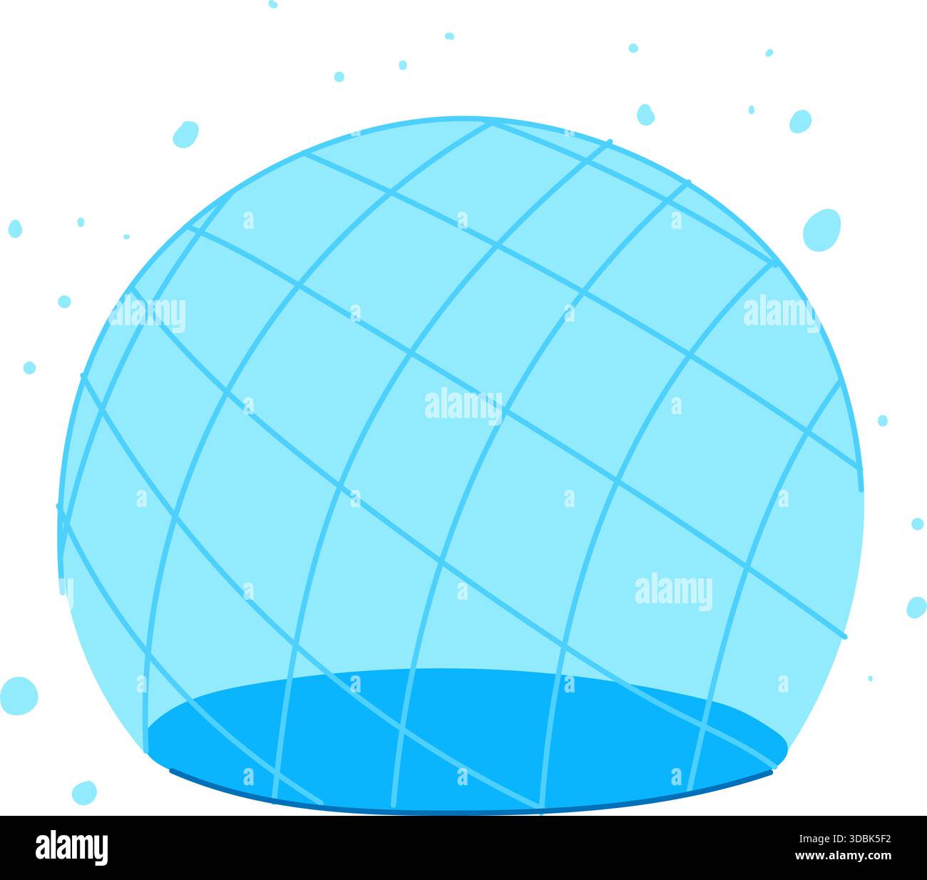 Blue magic shield protecting invisible content Stock Vector