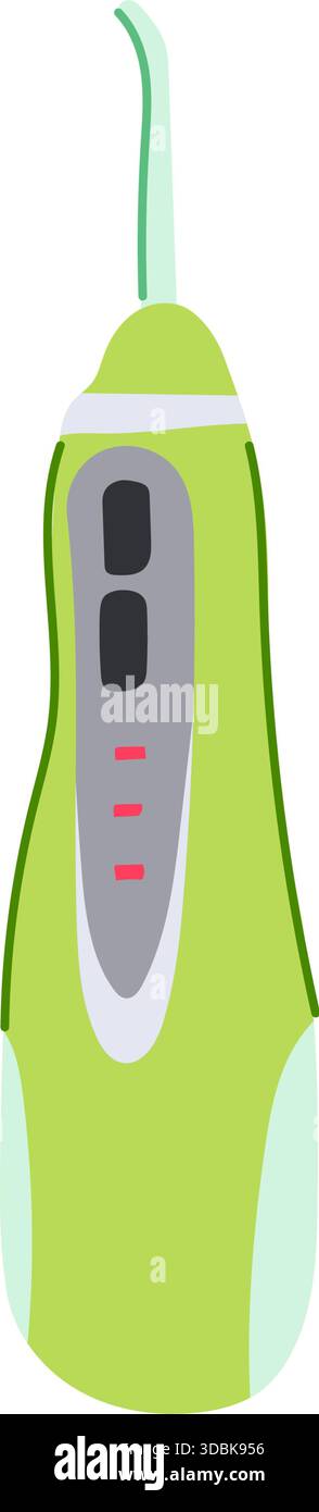 Portable oral irrigator using water for dental cleaning Stock Vector ...