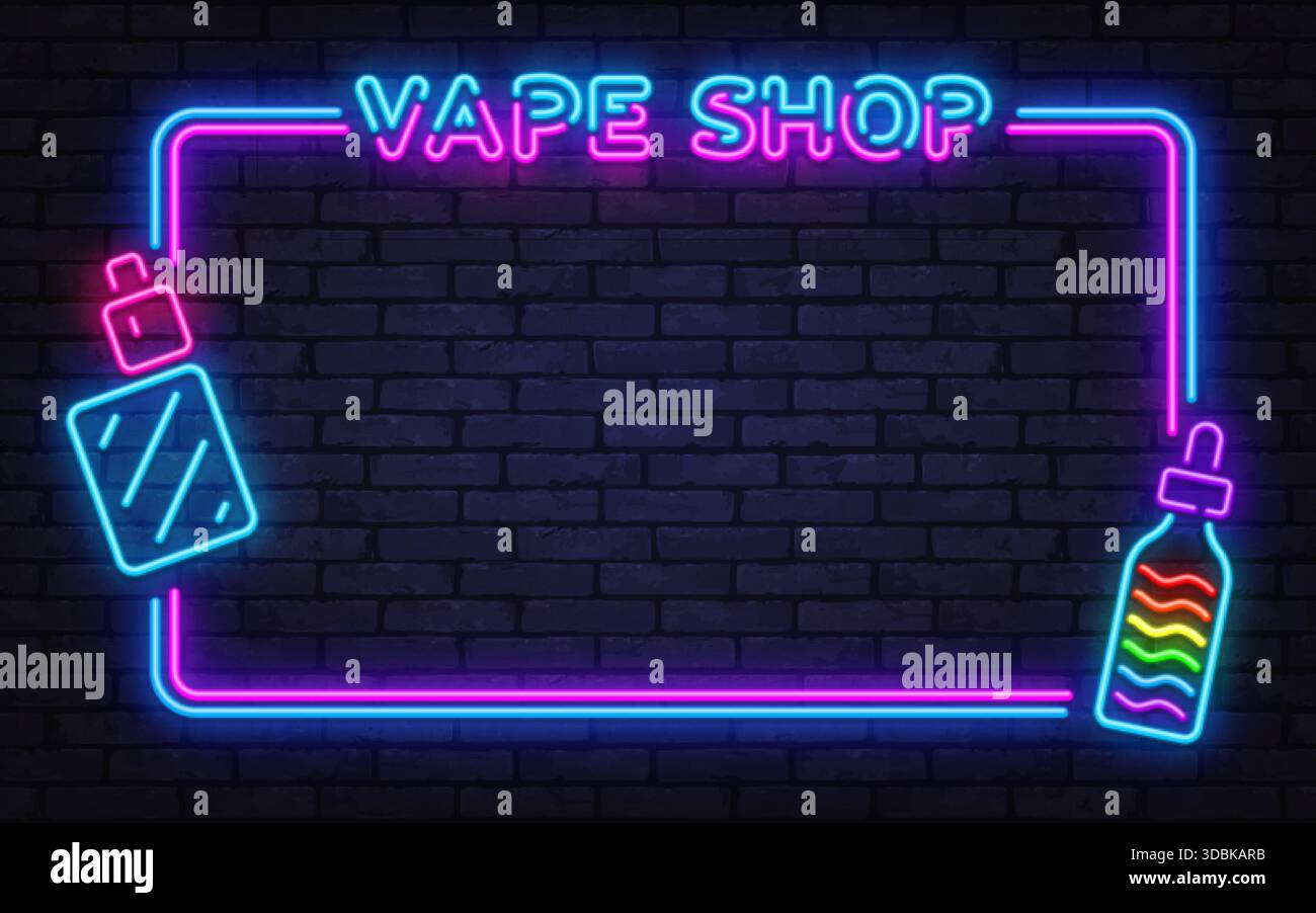 elfbar nachfüll pod läuft aus Vape No Fake Neon Sign main image 1