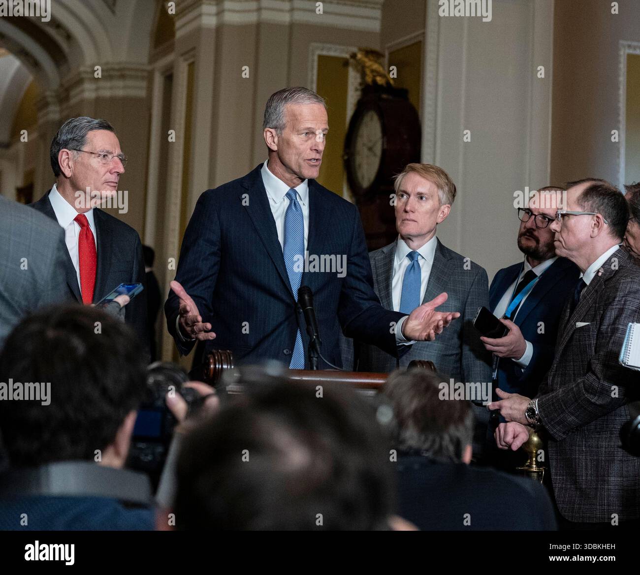 United States Senate Majority Leader John Thune (Republican of South ...