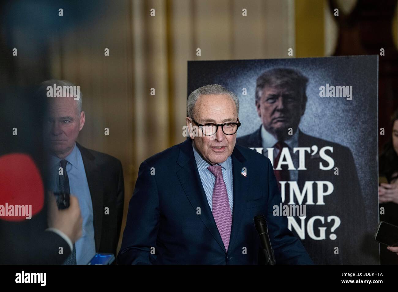 United States Senate Minority Leader Chuck Schumer (Democrat of New ...