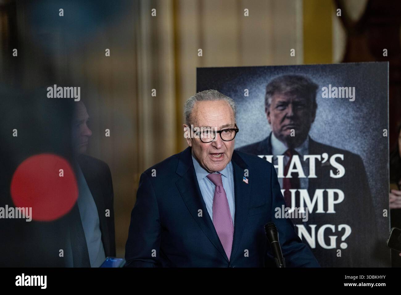 United States Senate Minority Leader Chuck Schumer (Democrat of New ...