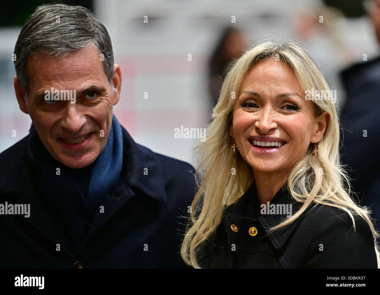 Saad E R Rodolphe Saadé, owner of the newspaper “La Provence”, Véronique ...