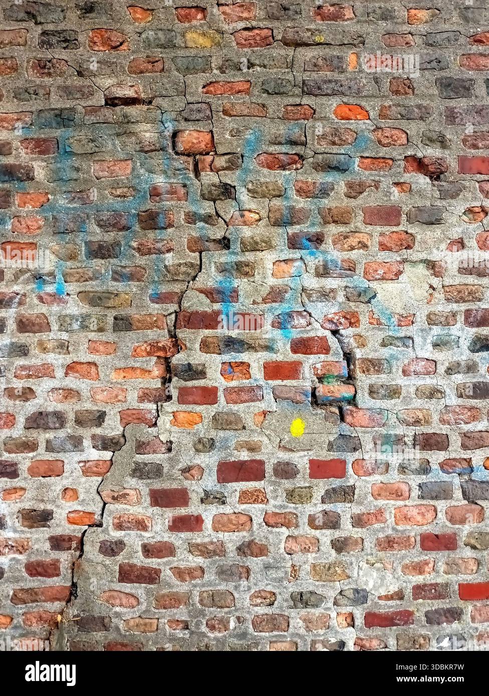 Old brick wall as background or texture Stock Photo