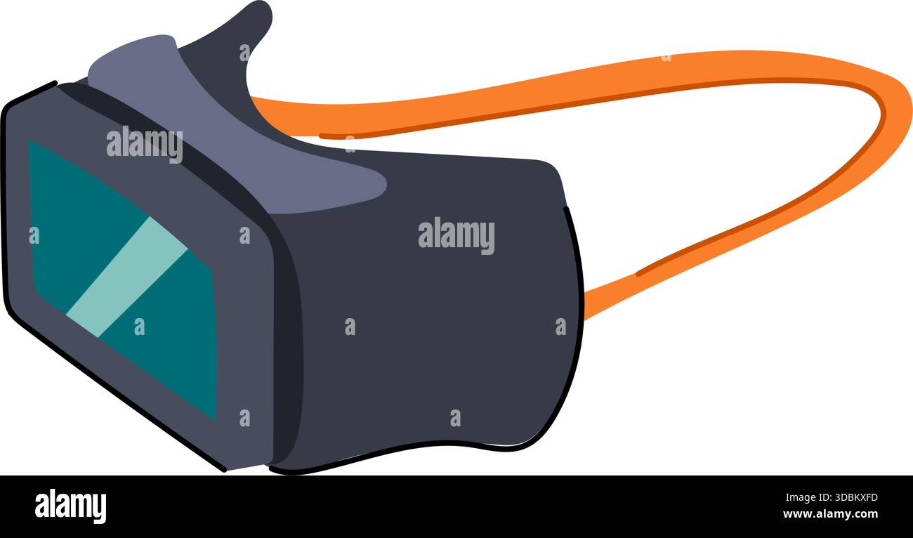 Welding glasses protecting eyes with a dark visor Stock Vector