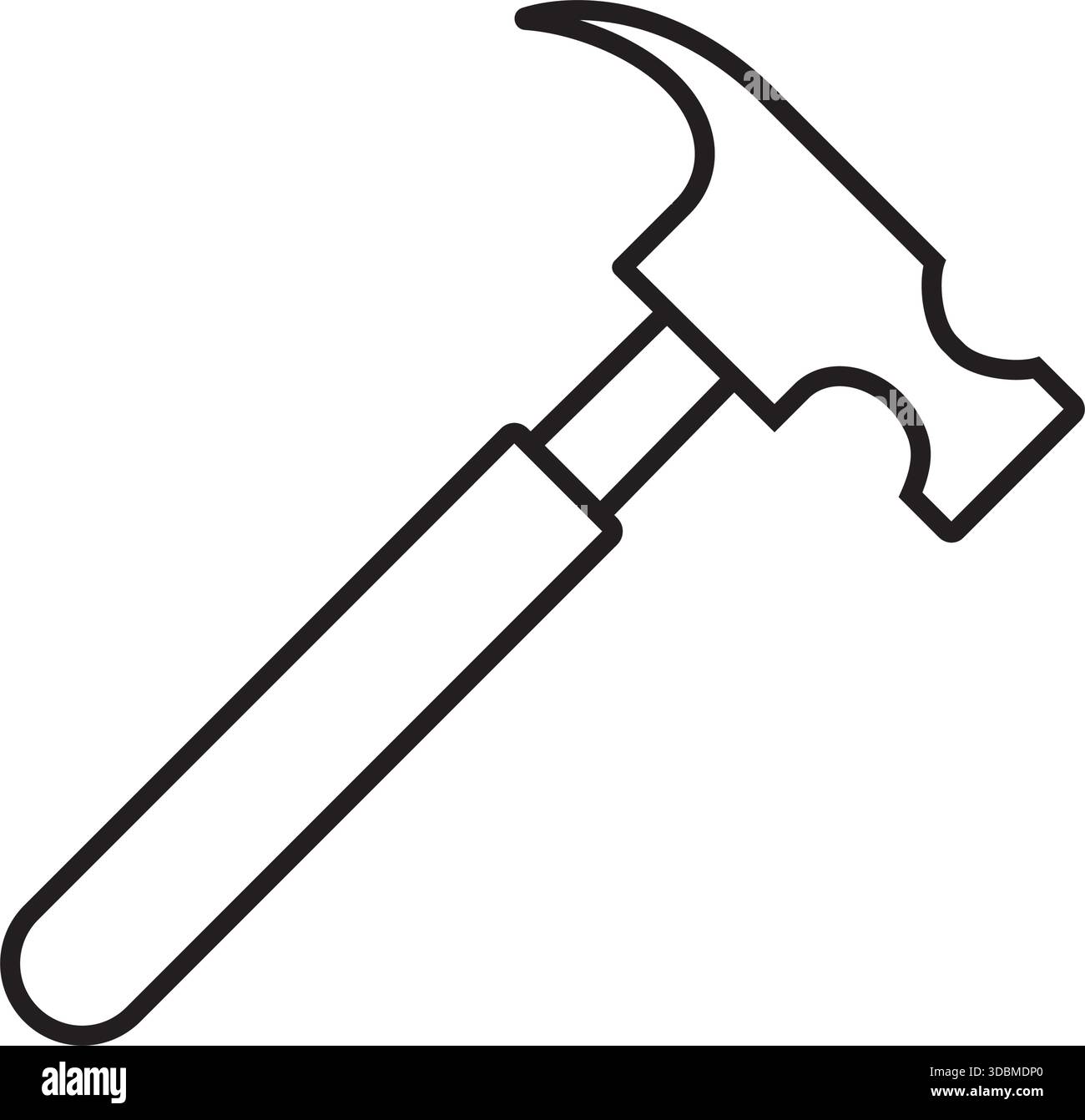 Claw hammer line art hi-res stock photography and images - Alamy