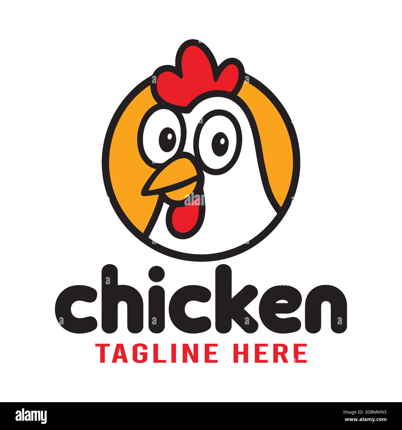 Chicken restaurant branding Stock Vector Images - Alamy