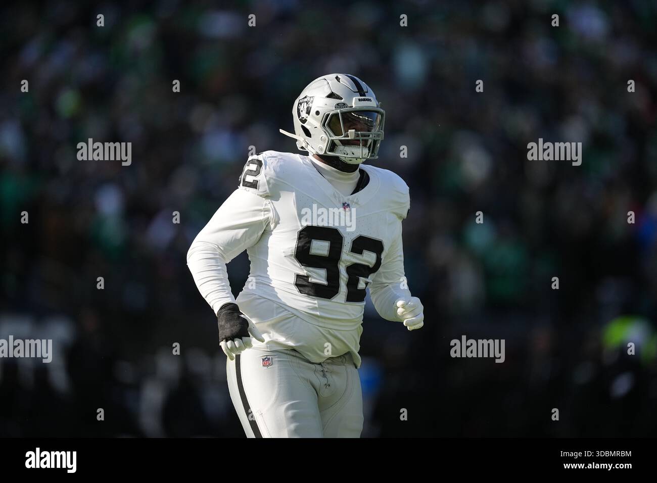 Matt Rourke Ap Las Vegas Raiders' JJ Pegues in action during an NFL football game ...