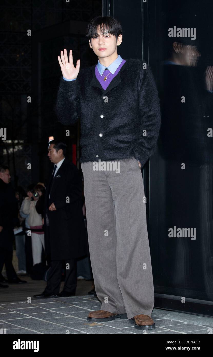 17 Dec 2025 – Seoul, South Korea: South Korean singer V, member of K ...