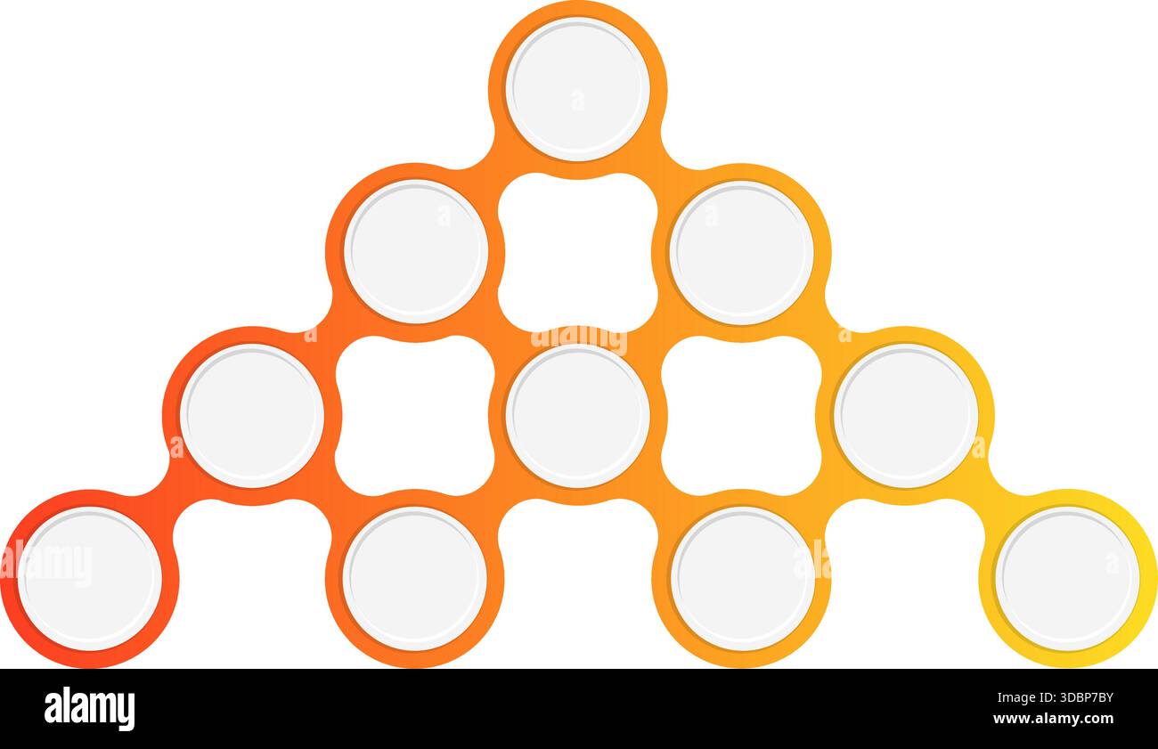 Pyramid structure infographic diagram hi-res stock photography and ...