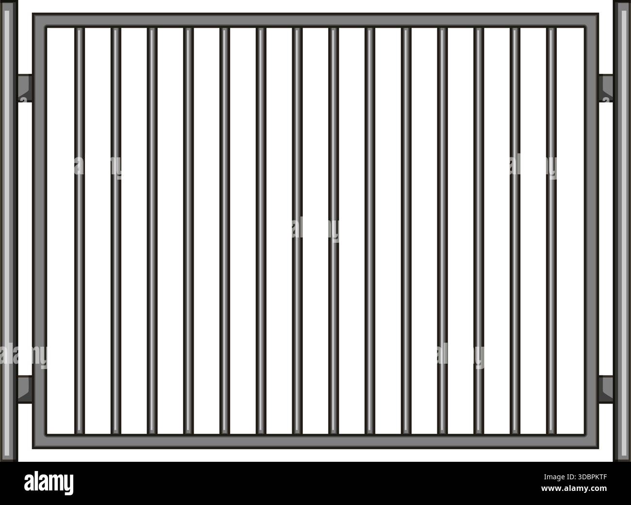 Steel Railing Temporary Temporary railing Stock Vector Images - Alamy