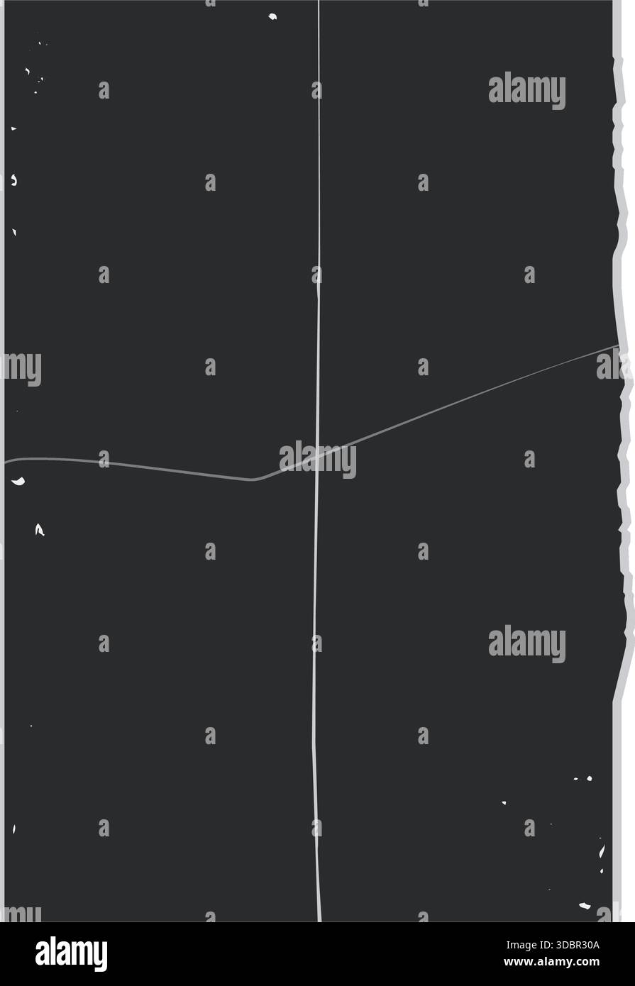 Blank folded distressed paper poster template with ripped edge Stock ...