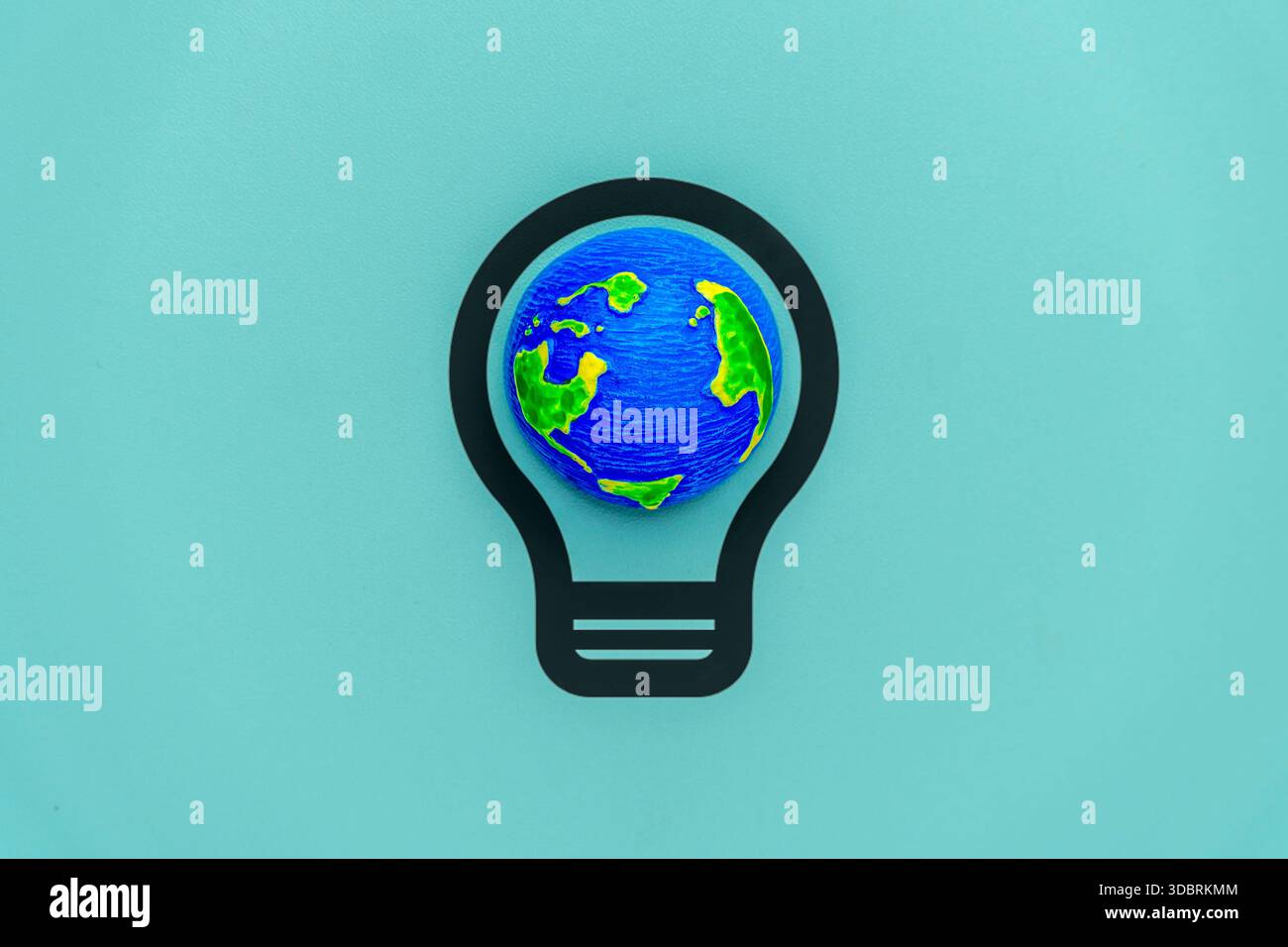 Light bulb miniature earth hi-res stock photography and images - Alamy