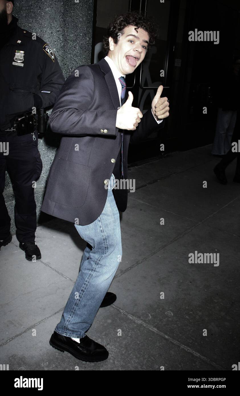 NEW YORK NY DECEMBER 17 Gaten Matarazzo Seen At Good Morning NEW YORK NY DECEMBER 17 Gaten Matarazzo Seen At Good Morning
