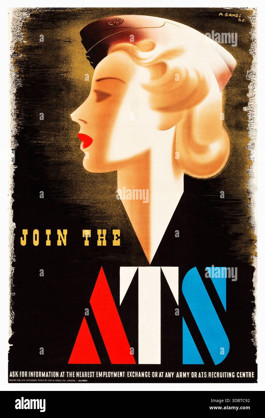 Recruitment 1940s poster england hi-res stock photography and images ...