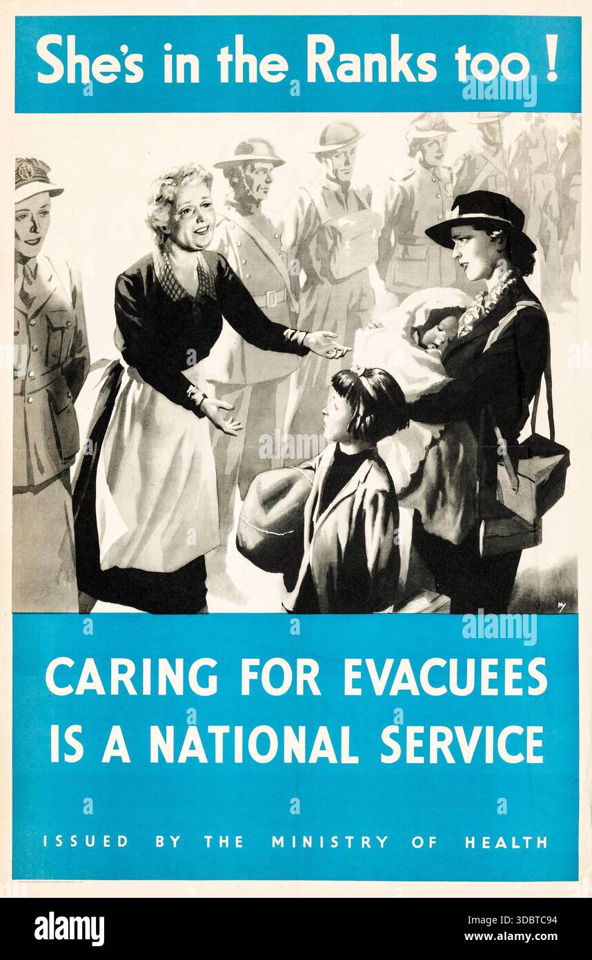 World war ii evacuees hi-res stock photography and images - Alamy