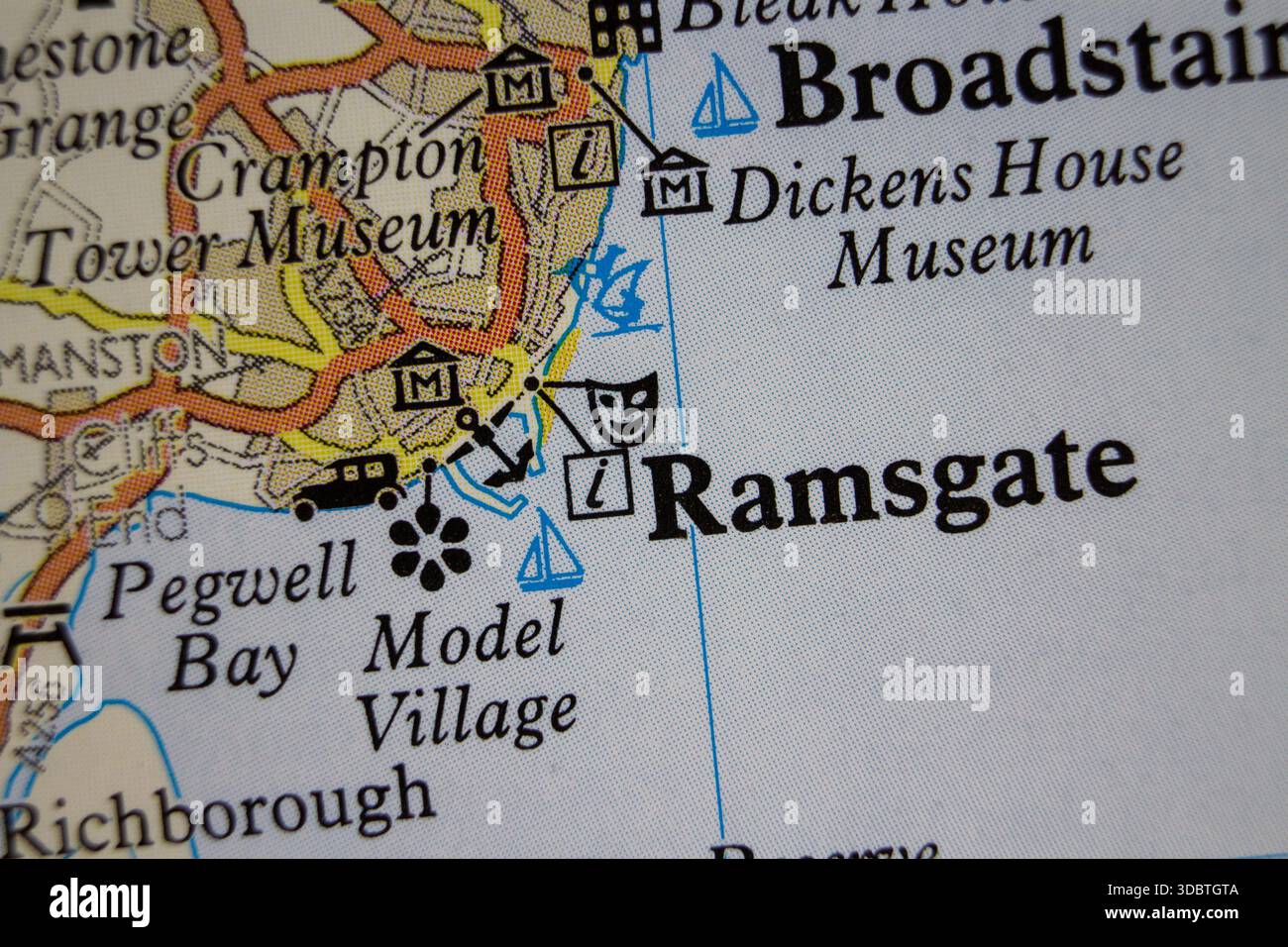 Map of ramsgate hi-res stock photography and images - Alamy