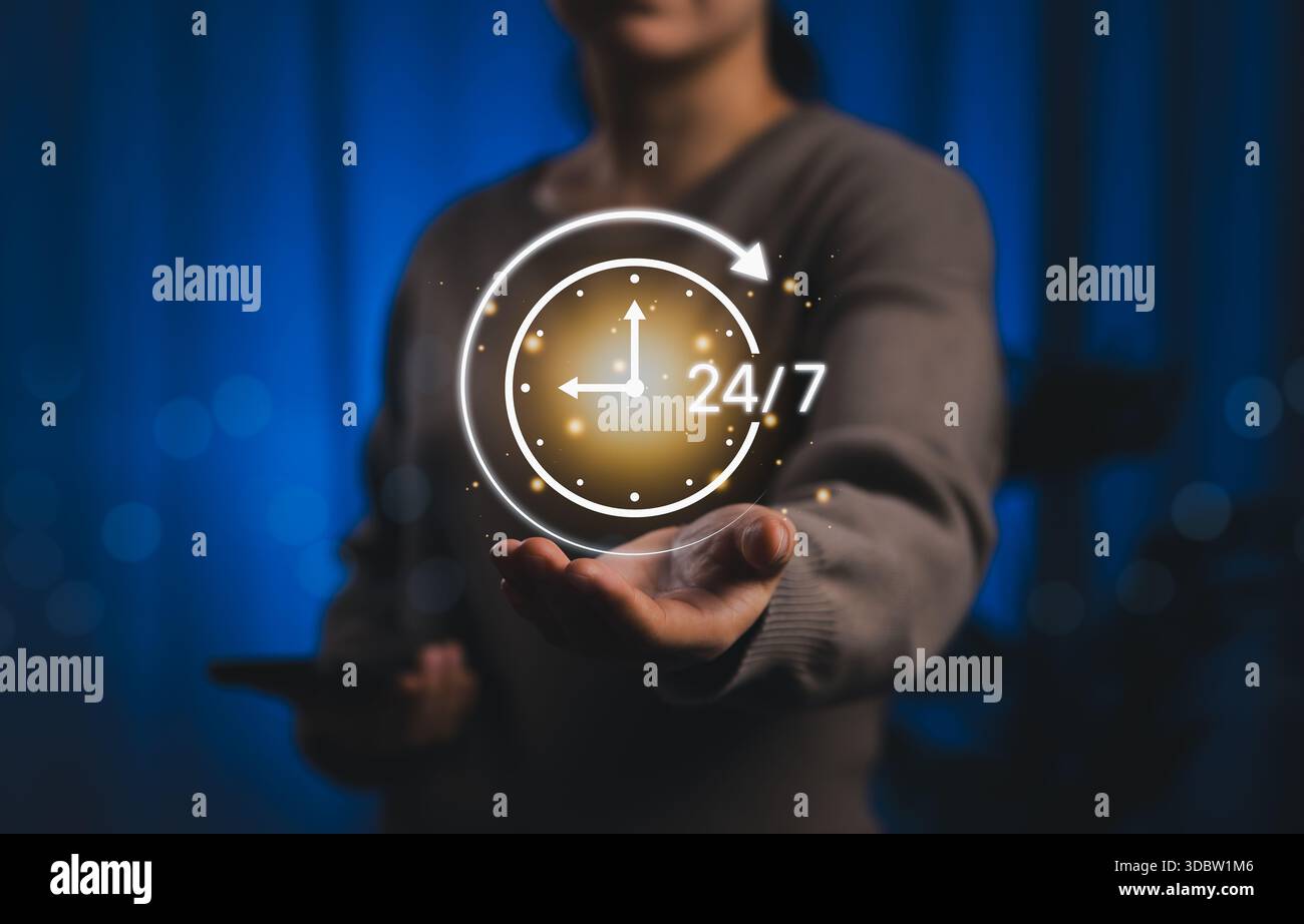24 hour digital clock hi-res stock photography and images - Alamy