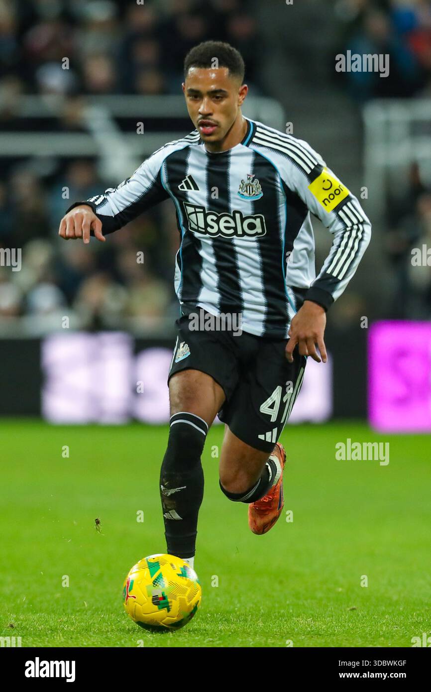 Jacob Ramsay Jacob Ramsey Of Newcastle United during the Newcastle United v Fulham ...
