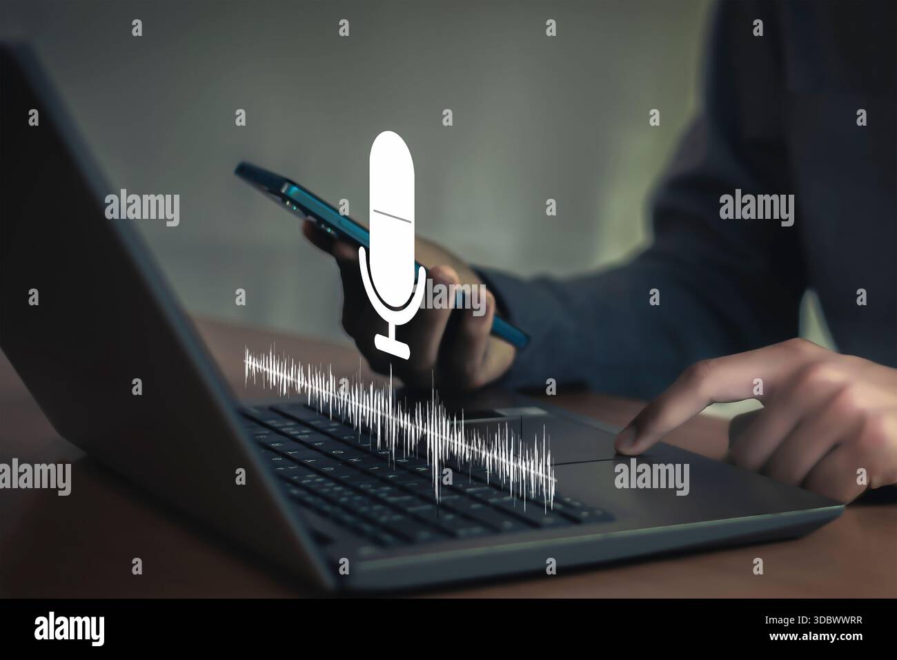 Digital chatbot, chat assistant, AI robot, artificial intelligence, chat technology, concept Stock Photo