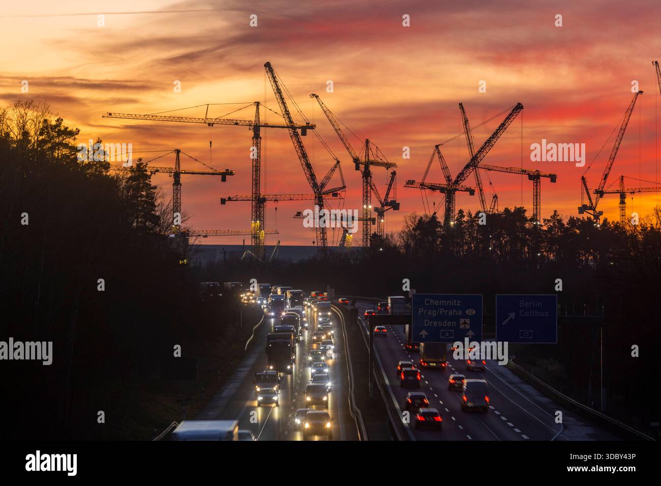 Wunderschone Baustelle A4 Dresden Bild