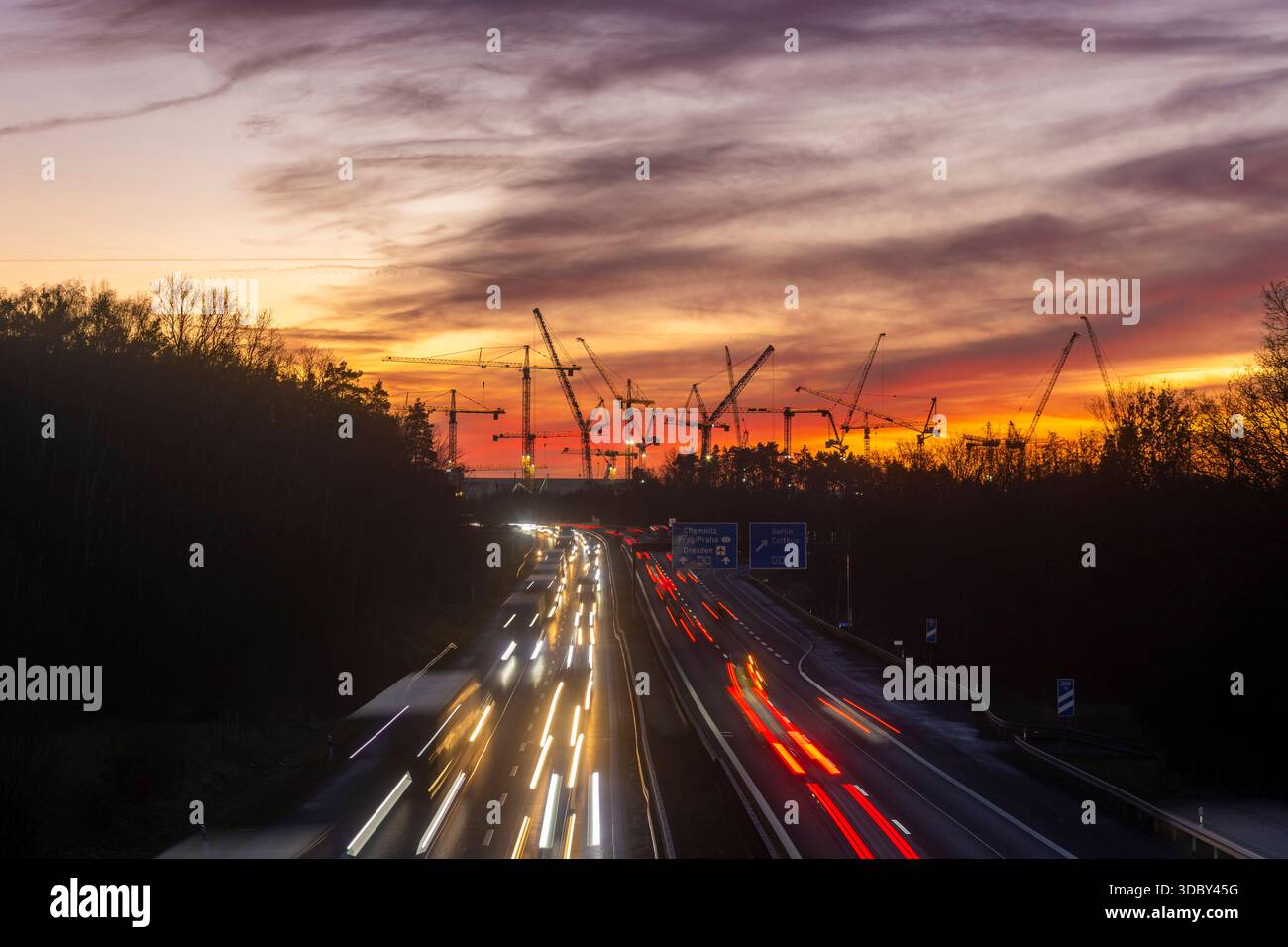 Wunderschone Baustelle A4 Dresden Bild