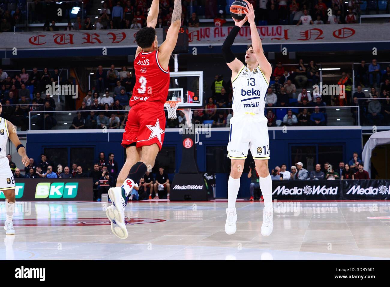 Tarik Biberovic (Fenerbahce Beko Istanbul) during EA7 Emporio Armani ...