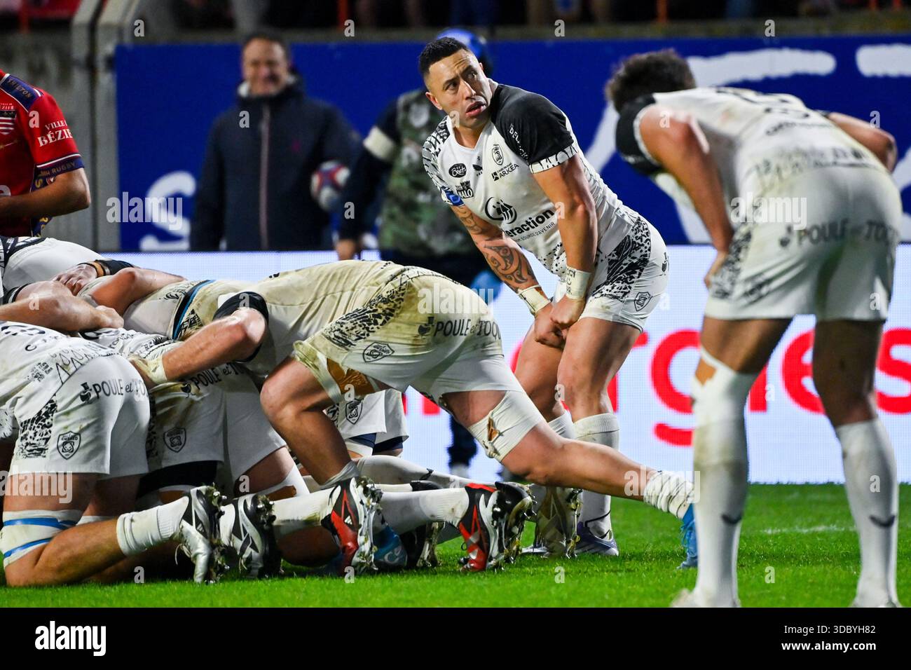 Michael RURU of Vannes during the Pro D2 match between Beziers and ...