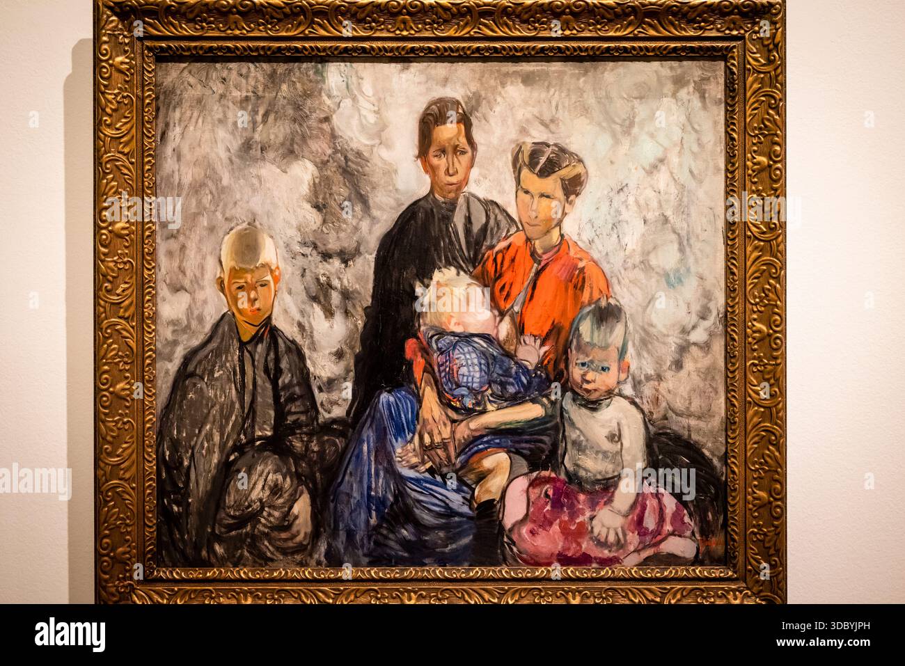 Frances Hodgkins painting 'Belgian refugees', Exhibition 'Dangerously ...