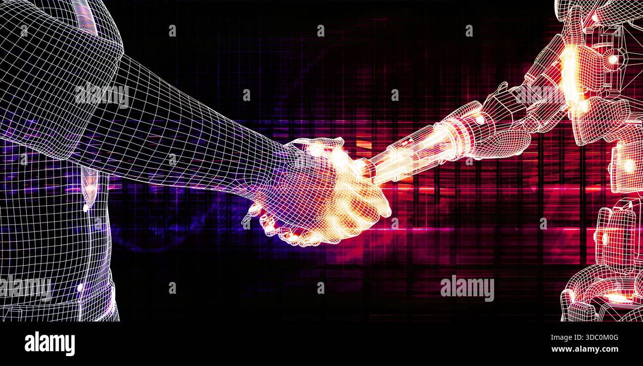 Human collaboration ai in hi-res stock photography and images - Alamy
