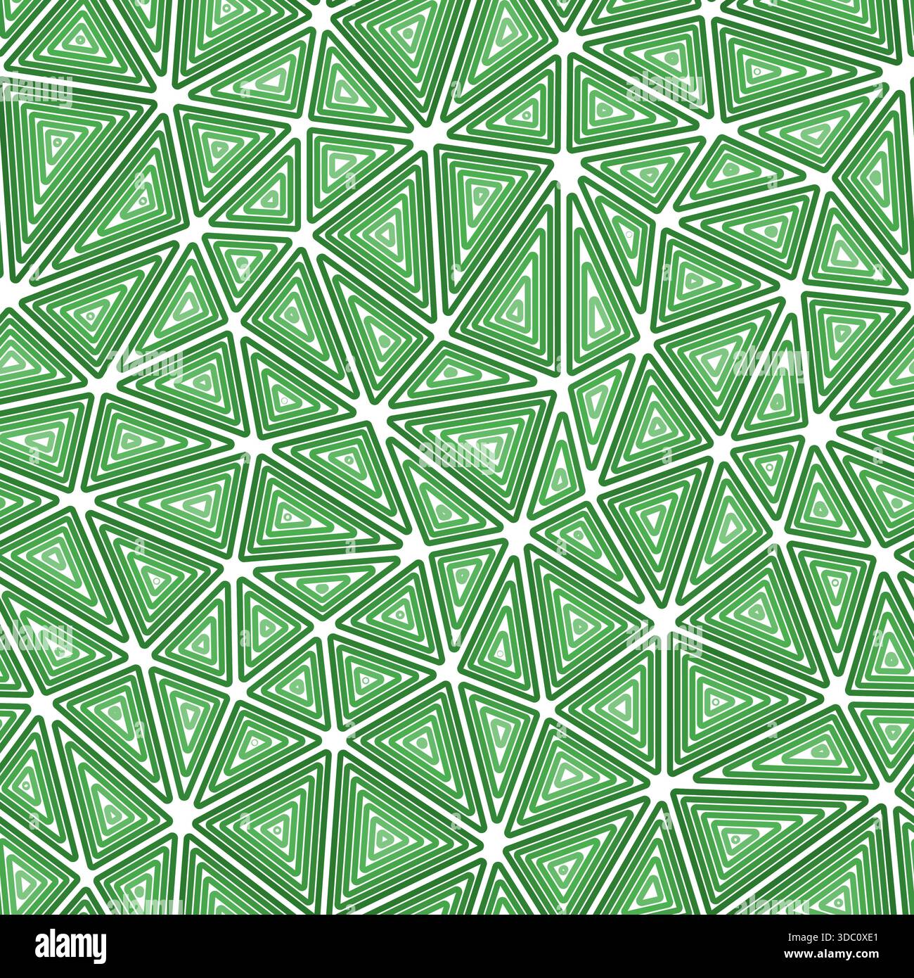 Abstract template background. Medium triangle size. Multiple repeated inner triangles. One tone colored style. Repeatable pattern. Stock Vector