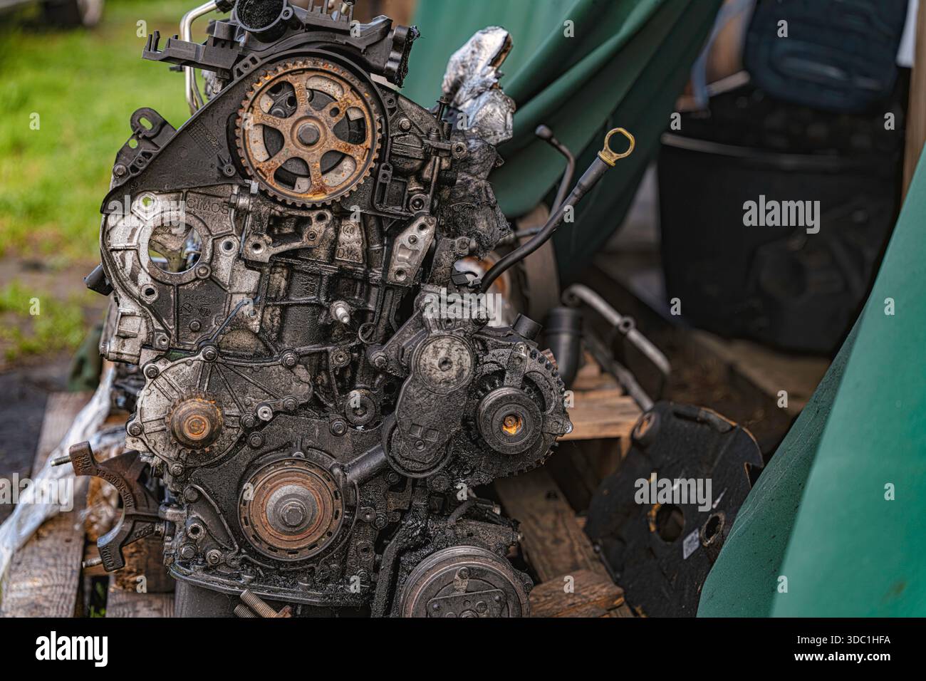 Mechanical complexity disassembled engine hi-res stock photography and ...
