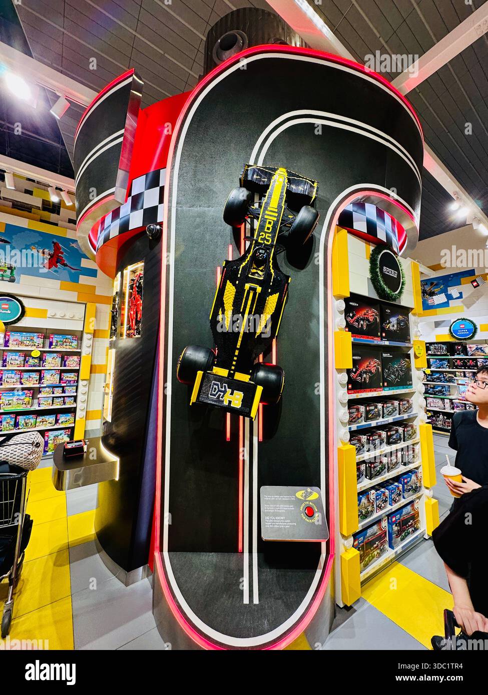 Lego Store Dubai Airport - Smartphone Captured Stock Image