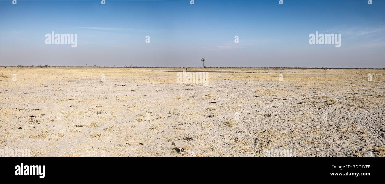 Makgadikgadi pans, Botswana Stock Photo