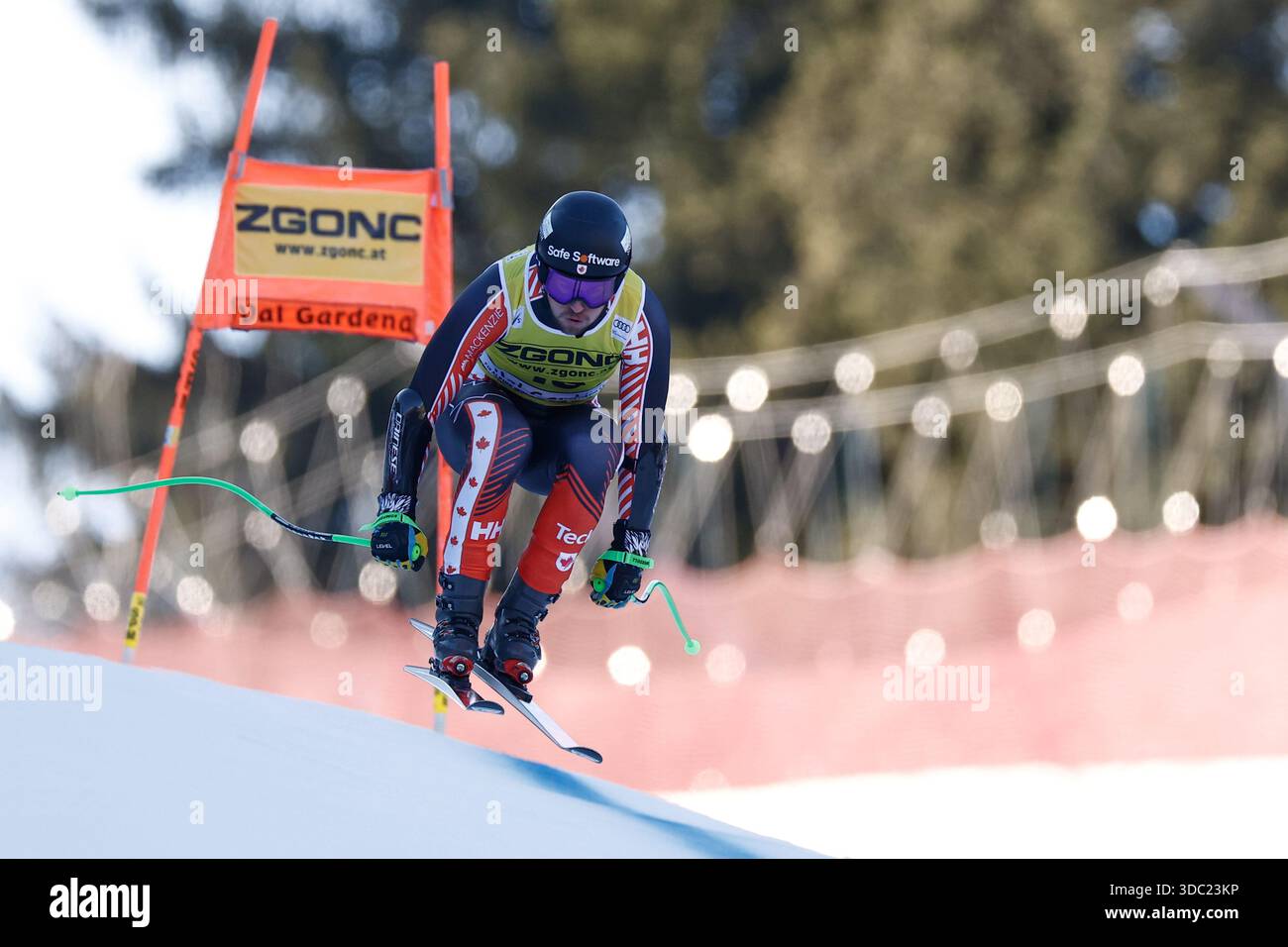 Canada's Cameron Alexander speeds down the course during an alpine ski ...