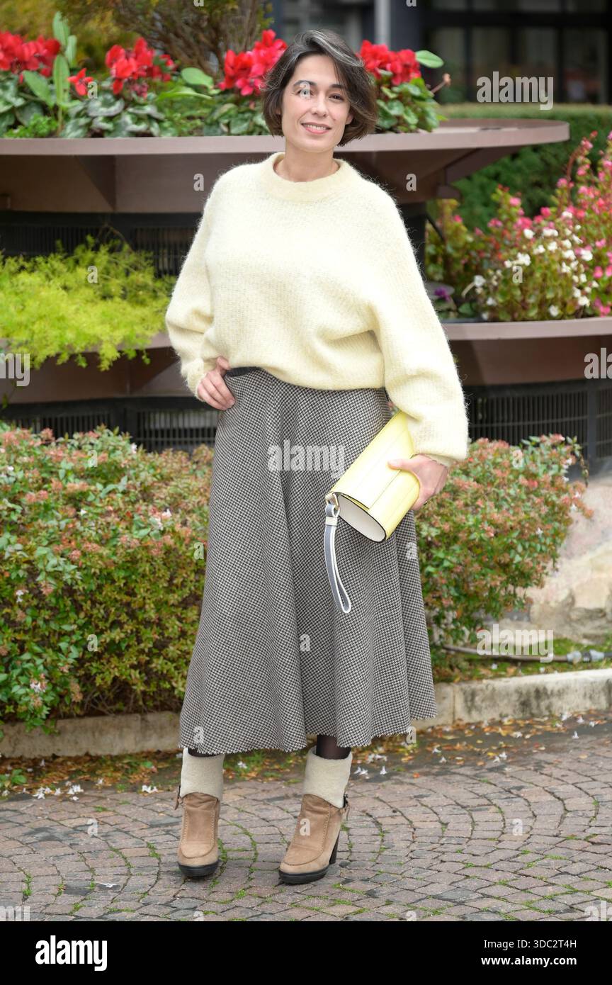 Diane Fleri attends the photocall of Rai tv series Prima di noi at Rai ...