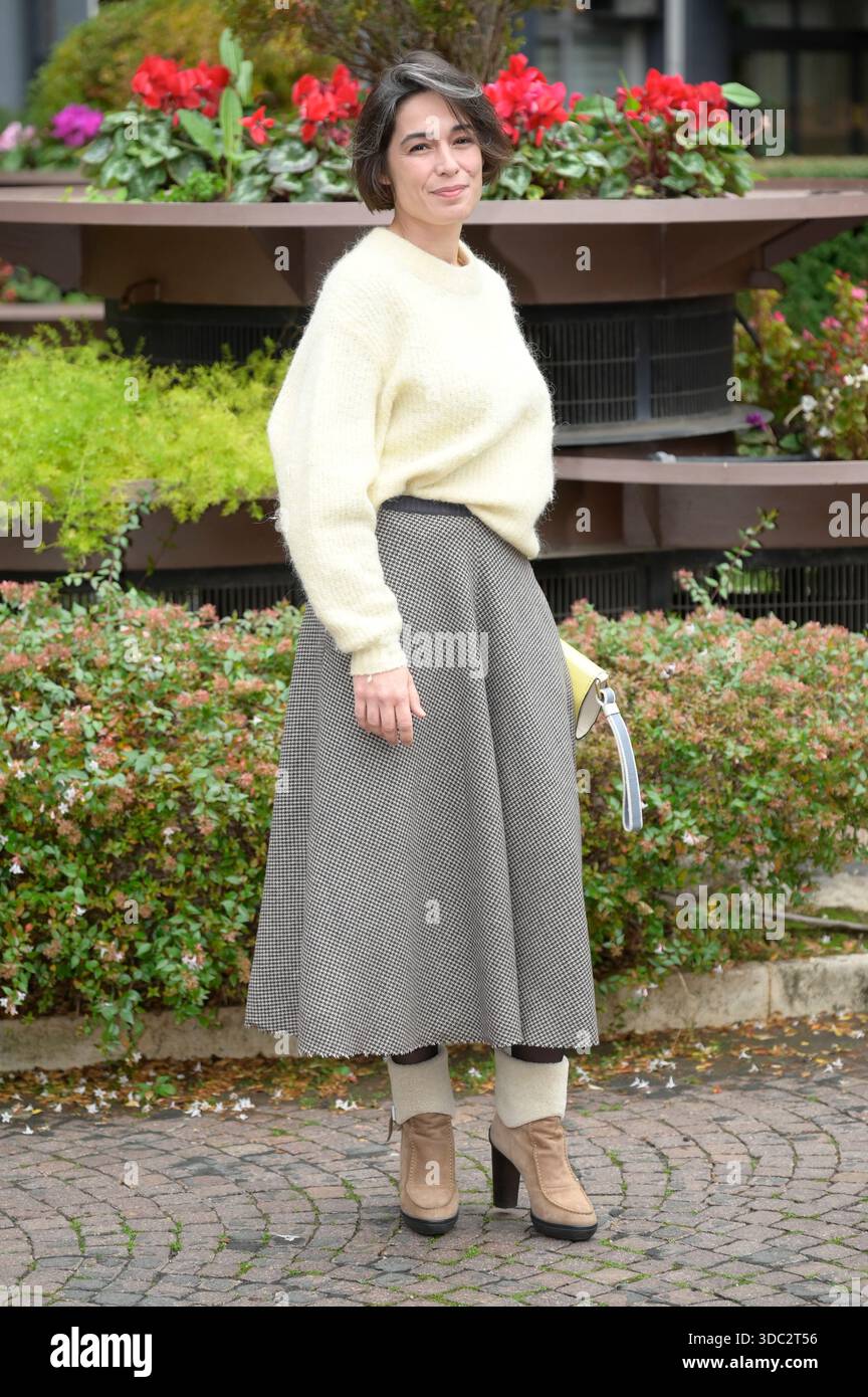 Diane Fleri attends the photocall of Rai tv series Prima di noi at Rai ...
