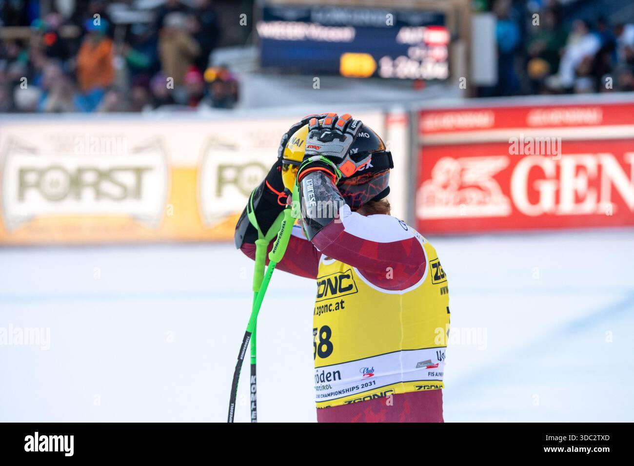 Vincent Weiser (AUT) astonished for his result during 2026 Audi FIS Ski ...