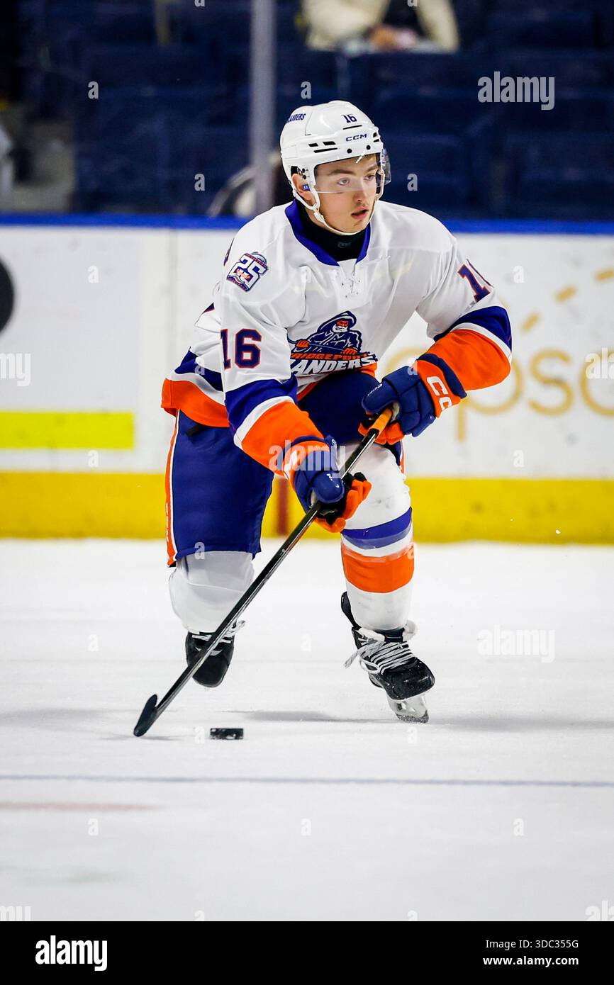 December 17, 2025: Bridgeport Islanders forward Alex Jefferies (16 ...