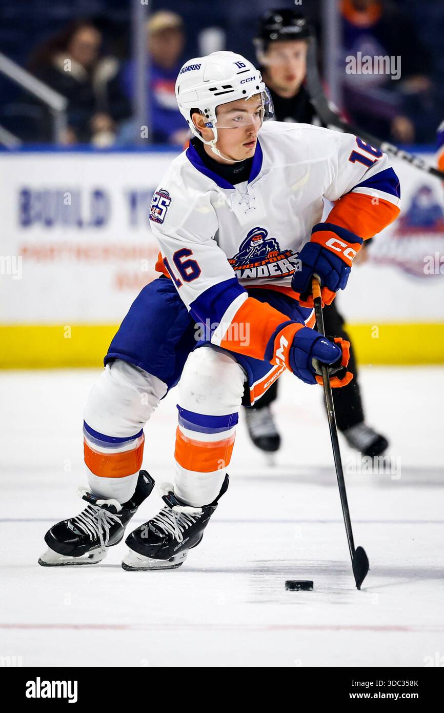 December 17, 2025: Bridgeport Islanders forward Alex Jefferies (16 ...
