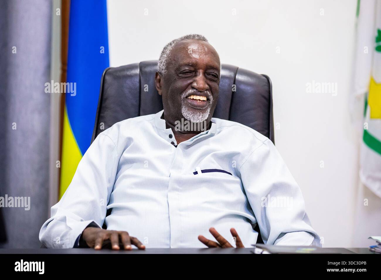 RWANDA, KIGALI. Veteran Rwandan Politician Tito Rutaremara, one of RPF ...