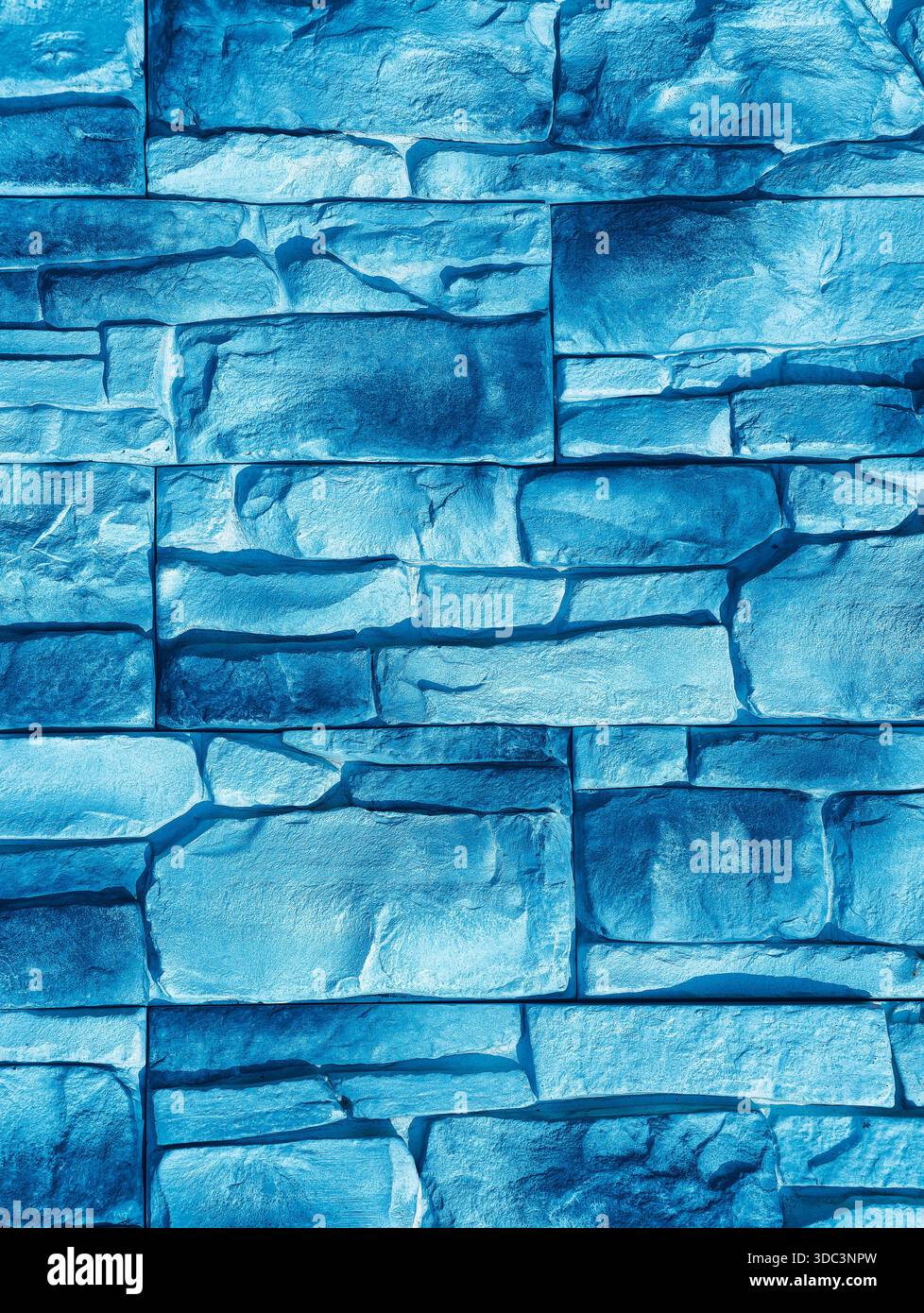 Blue Pattern Stone Blue Stone Wall Texture with Natural Stacked Stone Pattern for Modern ...