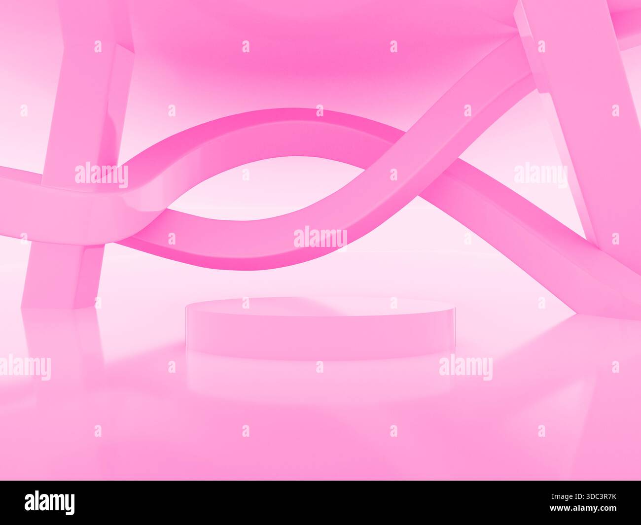 3D render shape stage perfection abstract Stock Photo