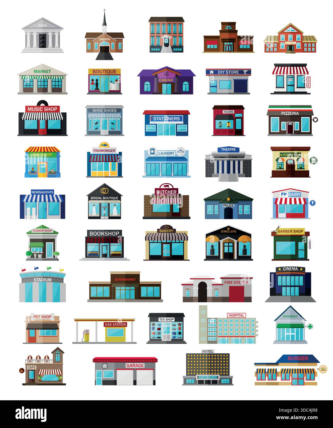 Newsagent shop Stock Vector Images - Alamy